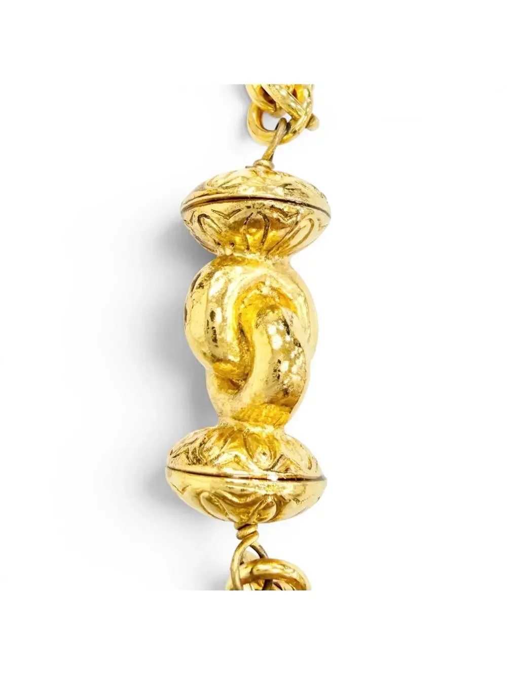Chanel Cc Logo Chain Pendant Necklace #327467C85B